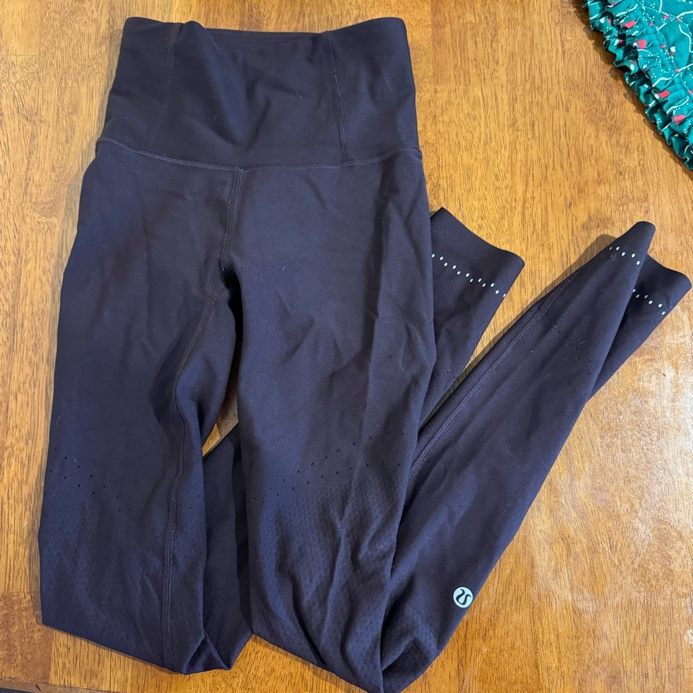 Lululemon Athletica Maroon Leggings